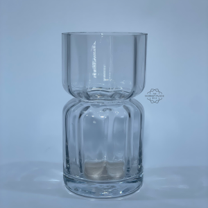 BARACCAT EDITH CRYSTAL CLEAR GLASS VASE