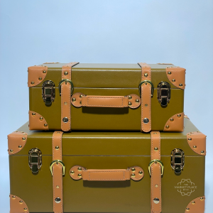 LUXURY SUITCASE IN GREEN