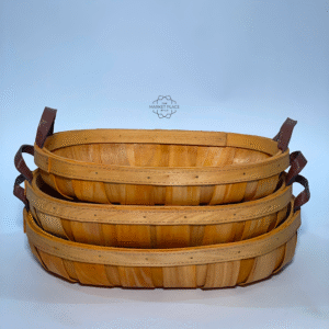 LONG STORAGE BASKET BROWN