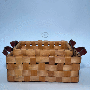 MINI KNITTED BASKET BROWN