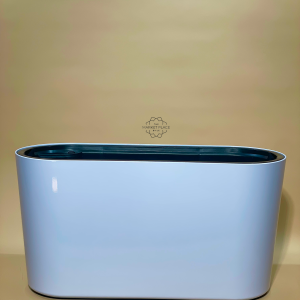 MINI LECHUZA DELTA PLASTIC PLANTER WHITE