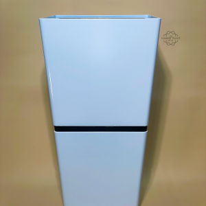 SQUARE SURFACED DOUBLE LAYER WATER-ABSORBING PLASTIC PLANTER WHITE